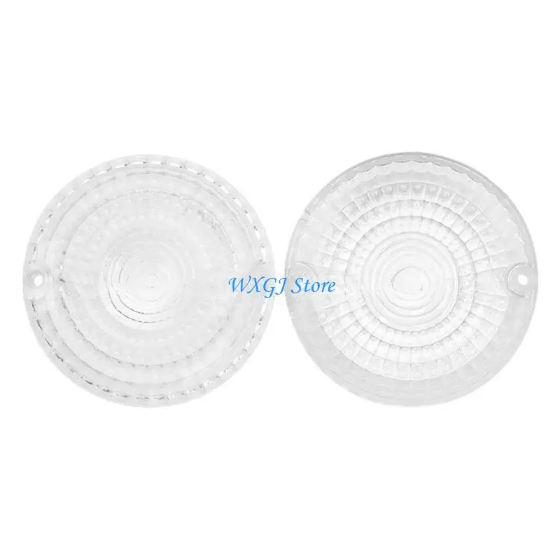 

37JE Motorcycle Turn Light Lens Cover Visors Trim Rings For XVS650 1100