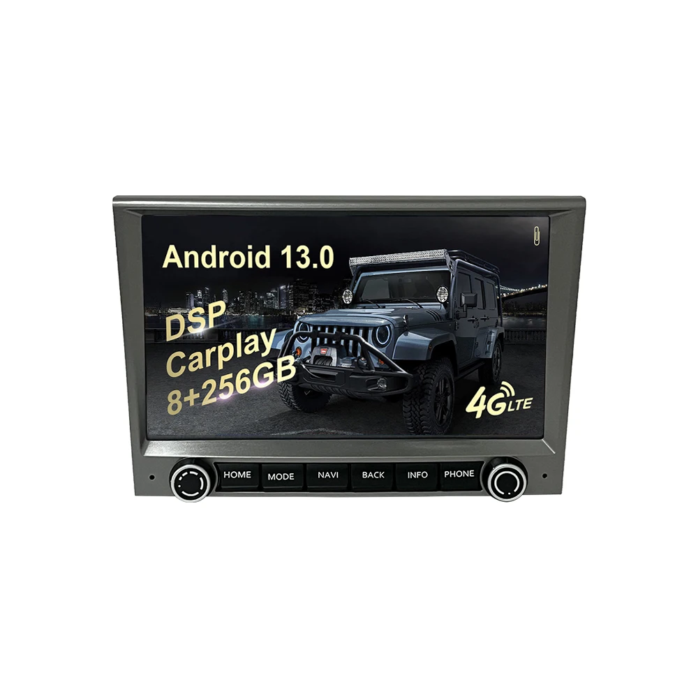 8.0 inch For Porsche Boxster 06-11/ Cayman 05-12/ 911 05-12 car Android 13.0 auto Carplay GPS Navigation Multimedia Head Unit