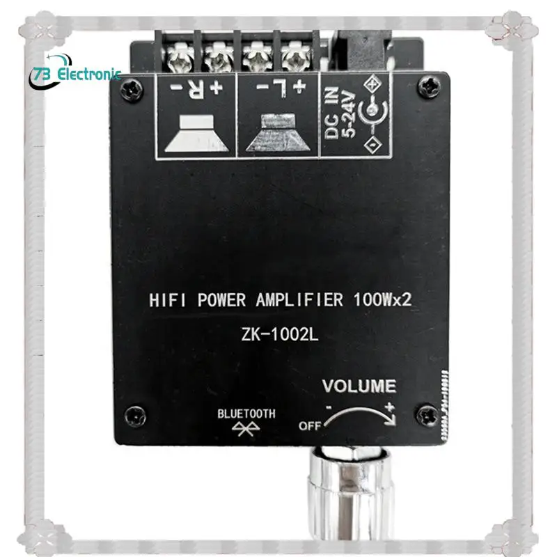 

24-часовая доставка TPA3116 1002L 100WX2 Мини-плата усилителя 50 Вт 80 Вт Стереоусилитель Bluetooth 5,0 Беспроводная цифровая аудио плата питания