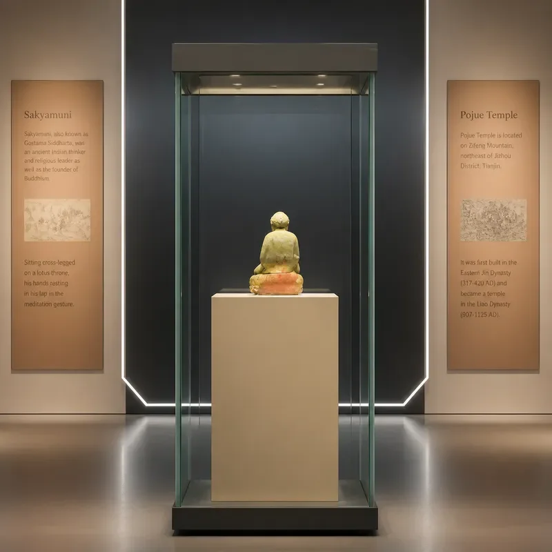 Museum Display Cabinet for Cultural Relics with Constant Humidity Control Glass Showcase Exhibition Stand for Artifacts