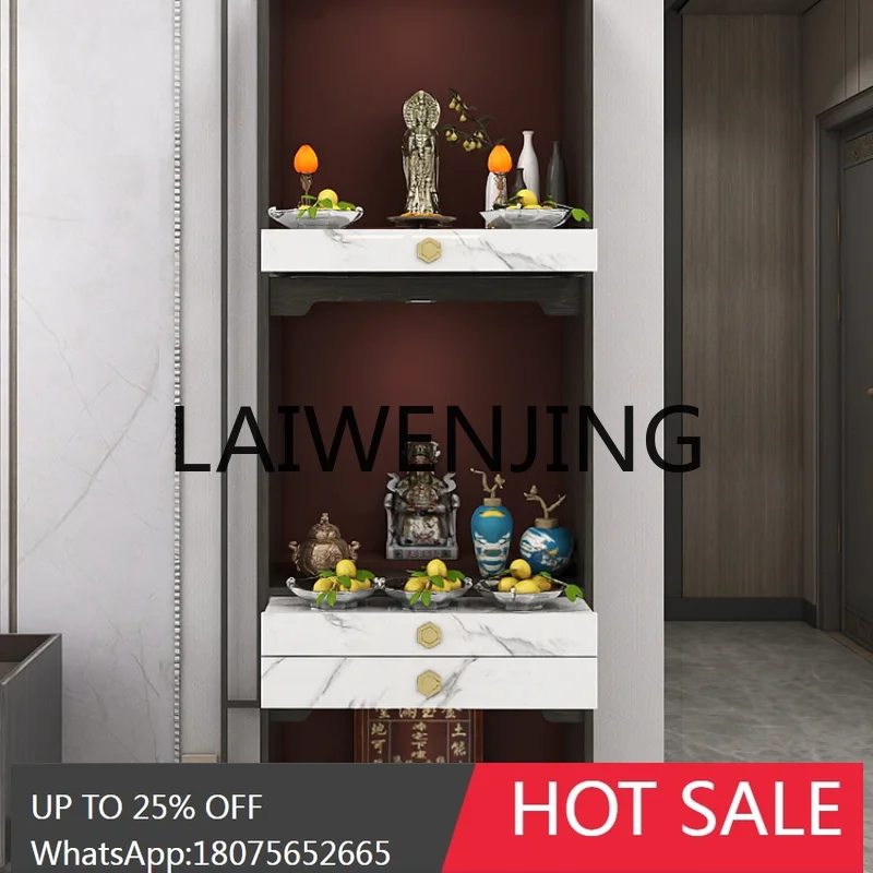Rwj Buddha Shrine Clothes Closet Buddha Shrine Modern Minimalist Guanyin Altar God of Wealth Altar Buddha Cabinet