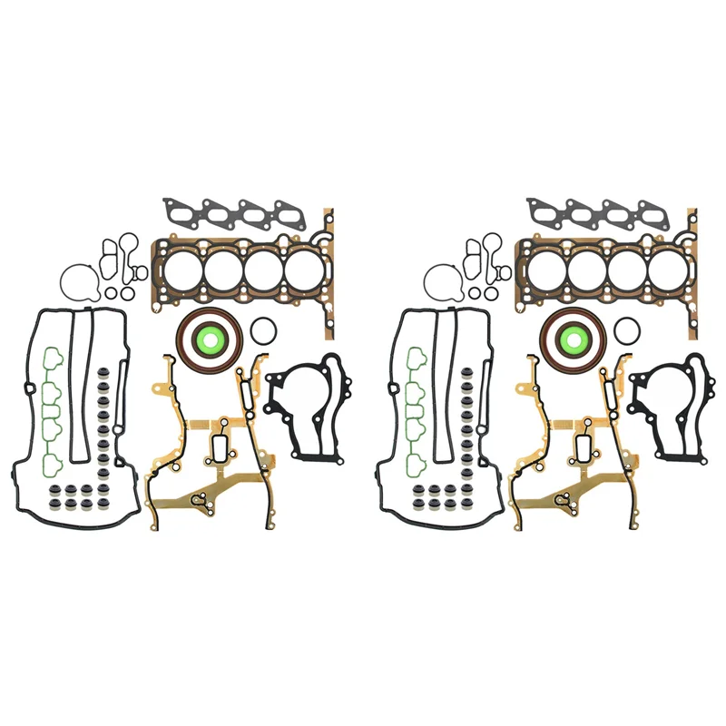 

2X новый для Buick Encore Sonic Cruze Trax 1.4L Turbo Ecotec 2011-2016 комплект прокладок головки блока цилиндров двигателя