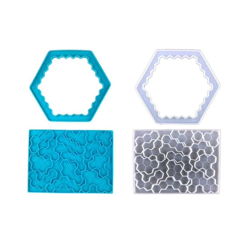 

Honeycomb UV Crystal Epoxy Resin Mold Children Puzzle Silicone Mould 3XUA