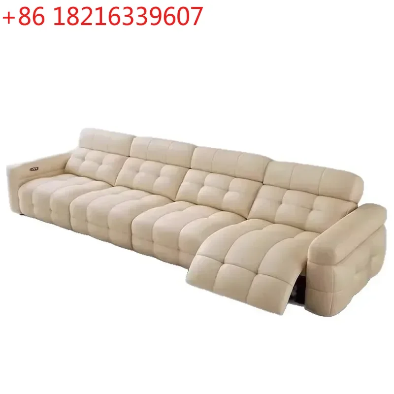 YAO Modern Simple Leather Tatami Bed 1.8m Double Size Smart Multi Functional Massage Bed for Apartment
