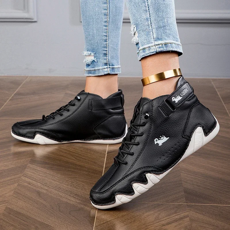 Casual Women's Boots New Comfortable Luxurious Brand Soft Fashionable Trendy Shoes Outdoor Activity Training Walking Loafers image 5