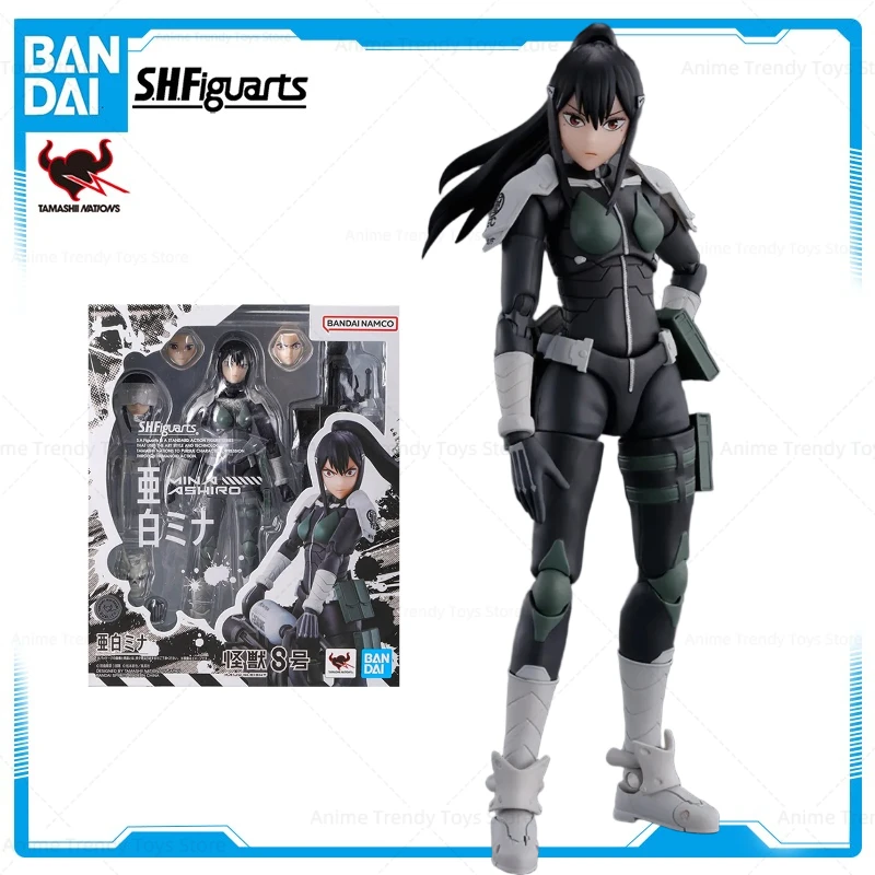 

In Stock Bandai KAIJU No.8 Mina Ashiro Collectible Joints Movable Finished Model Toys Ornaments Anime Action Figure Gift WY