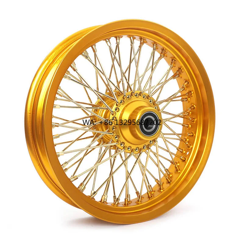 

Steel Motorcycle Rims 16 18 19 20 21 Inch Single/Double Disc 40 48 60 80 Spokes Motorcycle Wheels for Harley