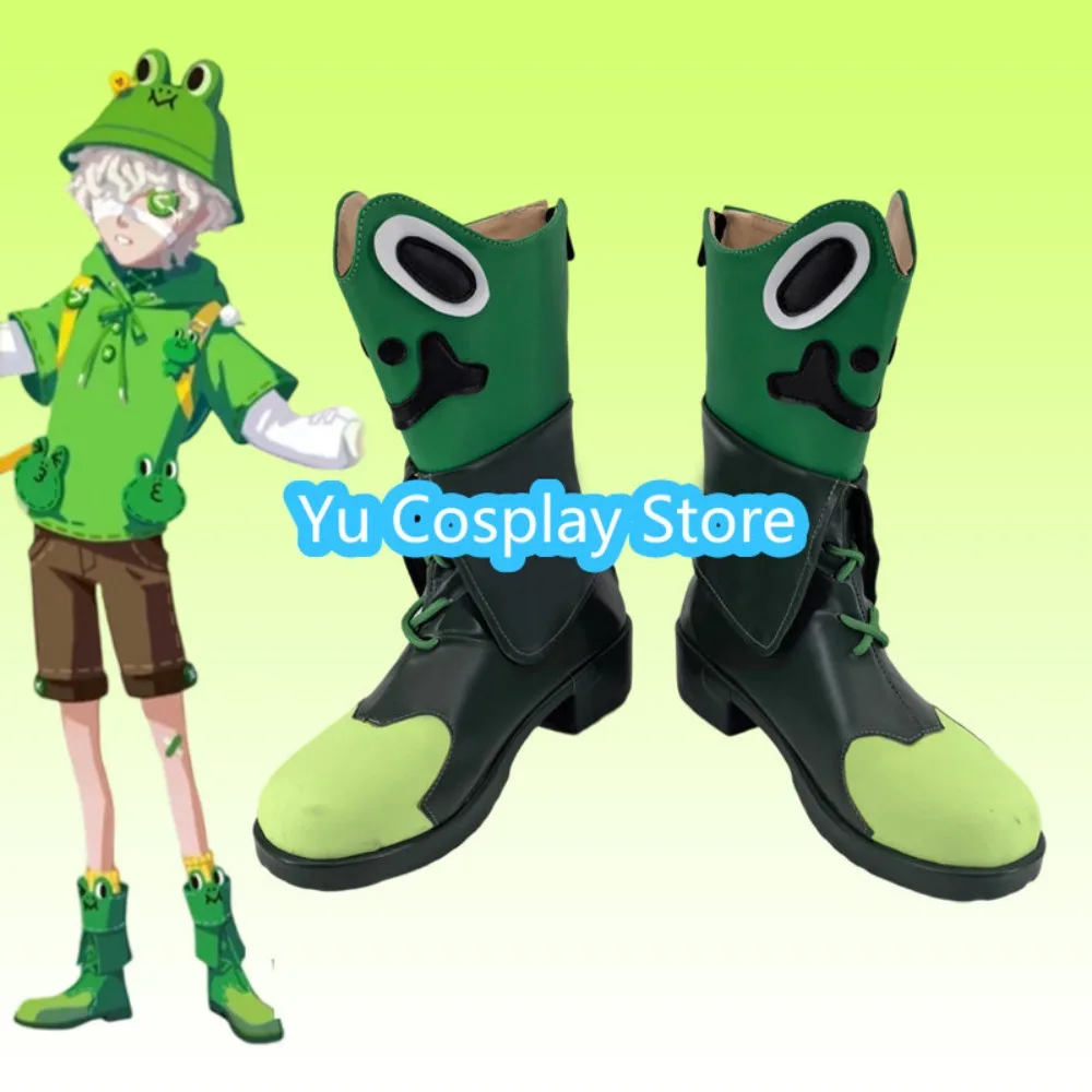 Identity V Fire Investigator Florian Brand Wario LINE Cosplay Shoes Made Anime Boots Men