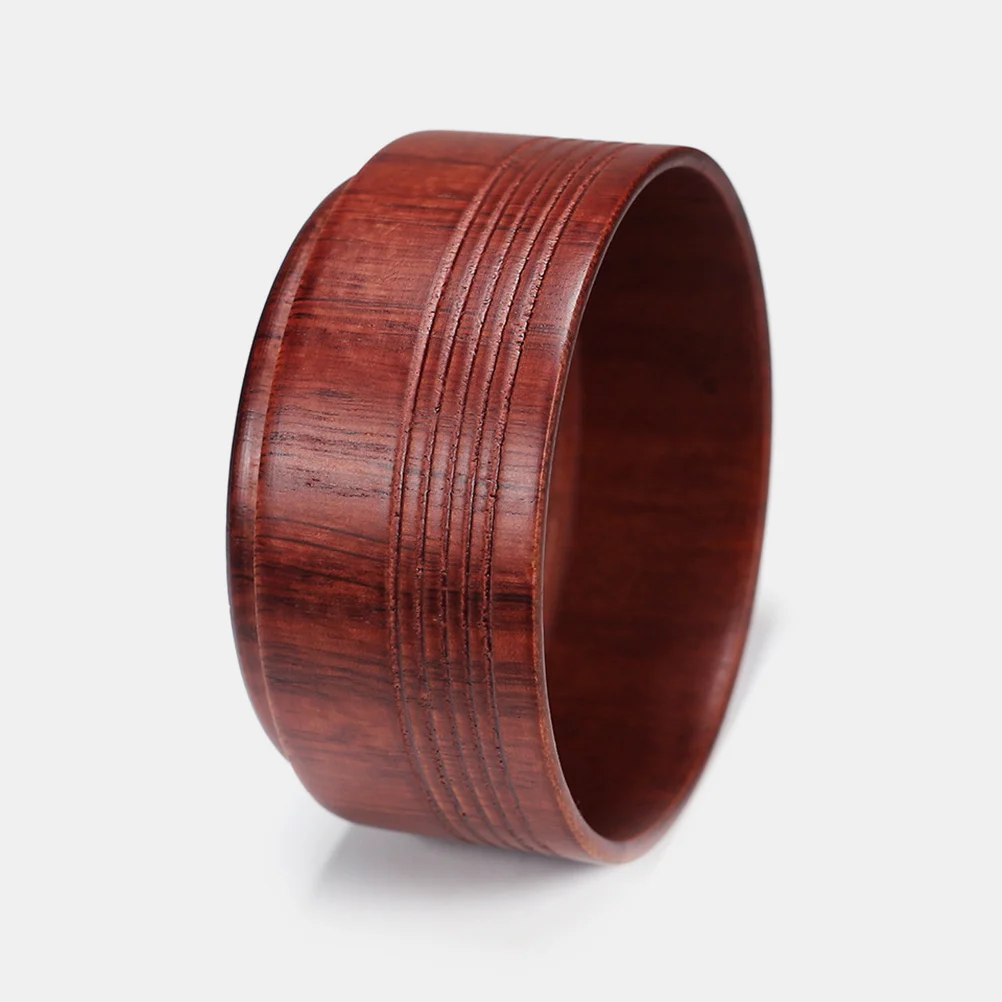 Houten scheerkom Draagbare heren scheerbenodigdheden Ergonomisch ontwerp Ruim interieur Duurzaam constructie-scheergereedschap