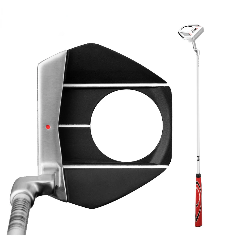 Men'S Putters Low Center Of Gravity Clubs With Ball Picking Function Aiming Line Putter