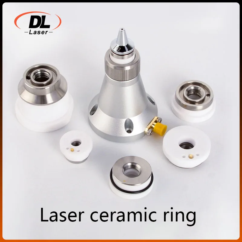 DL Laser Cutting Head Ceramic Ring Sensor D32/D28 Black Diamond BOCI Precitec WSX Ceramic Body Nozzle Connection Accessories