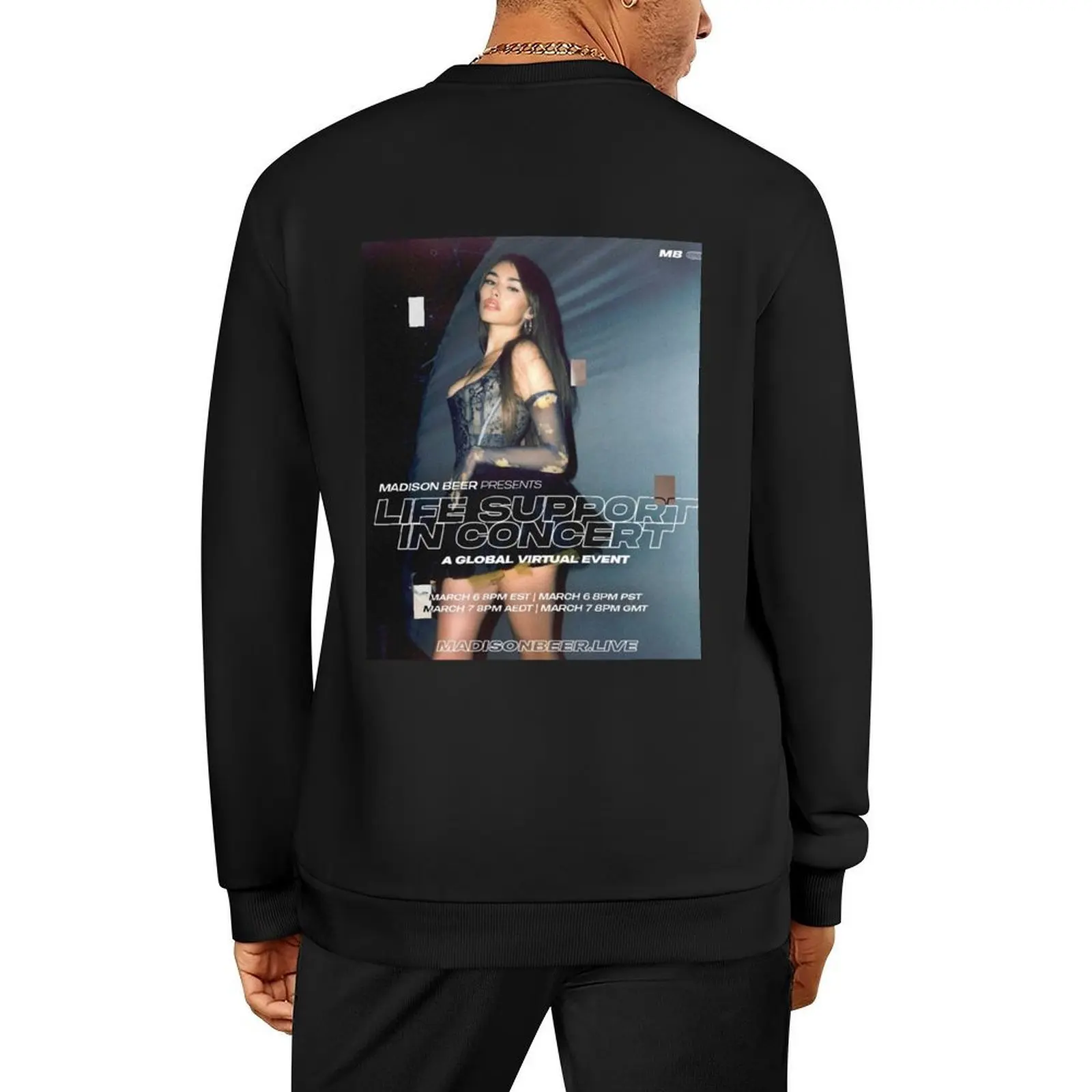 

Maddison Life Concert Pullover korean style clothes men's clothing men's clothes male clothes sports sweatshirt man