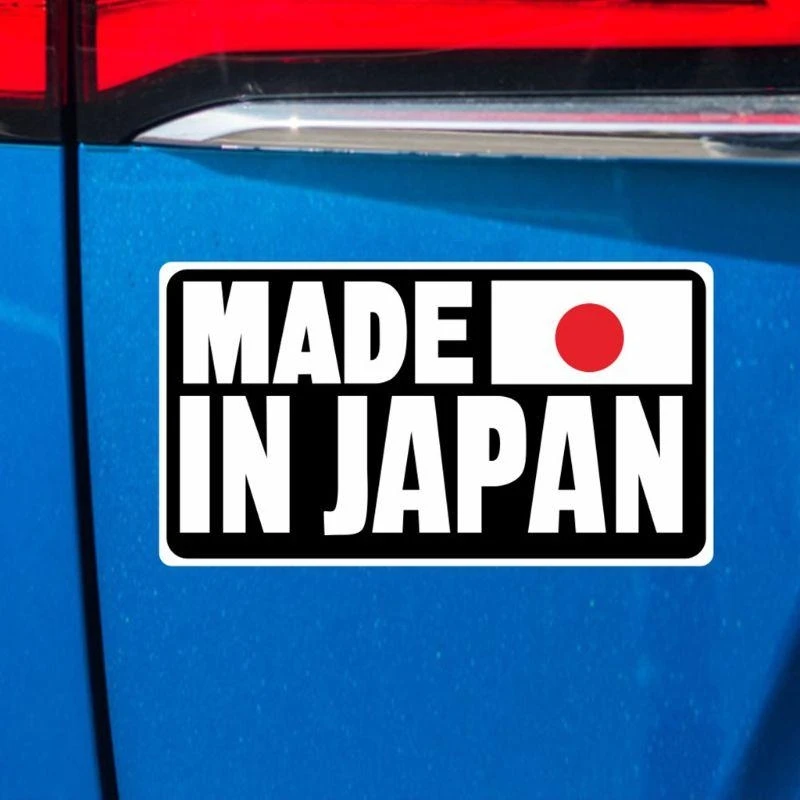 XA6H Car Laptop Truck Door Sticker Japan Text Auto Window Decal Decor Accessories
