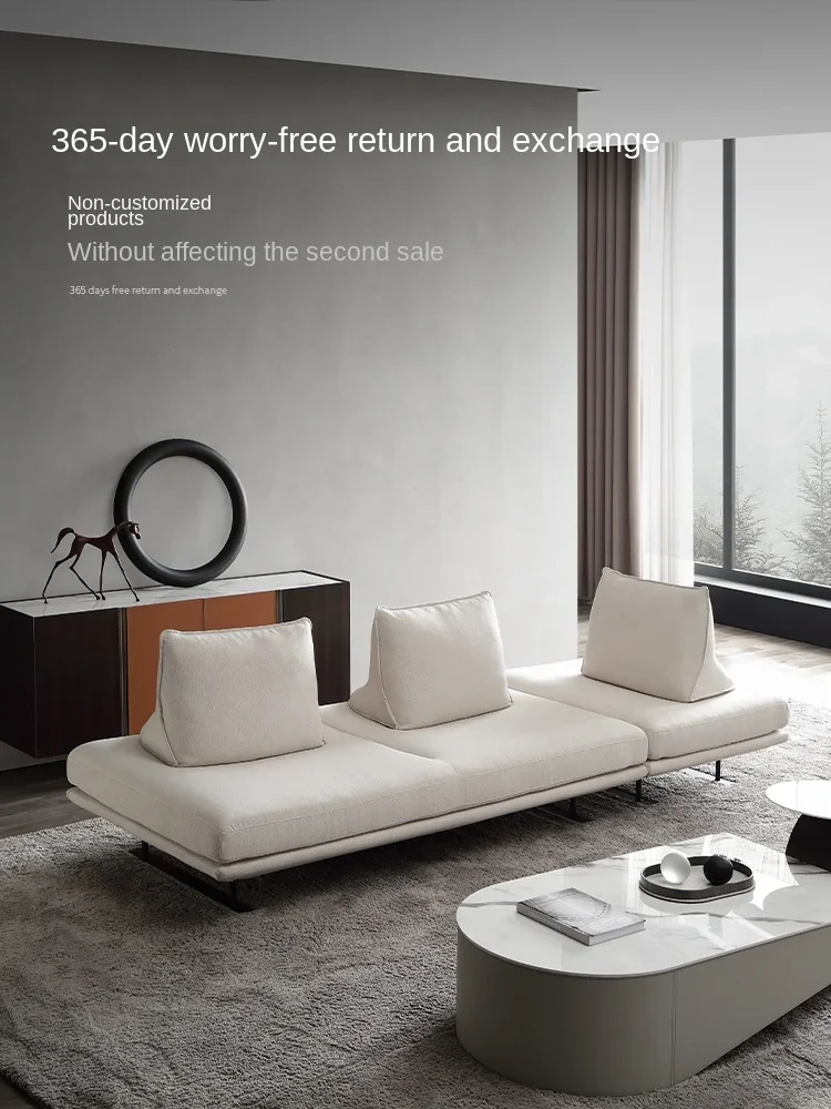 HXL Nordic Sofa materiałowa salon mobilny oparcie proste nowoczesne Prado Sofa