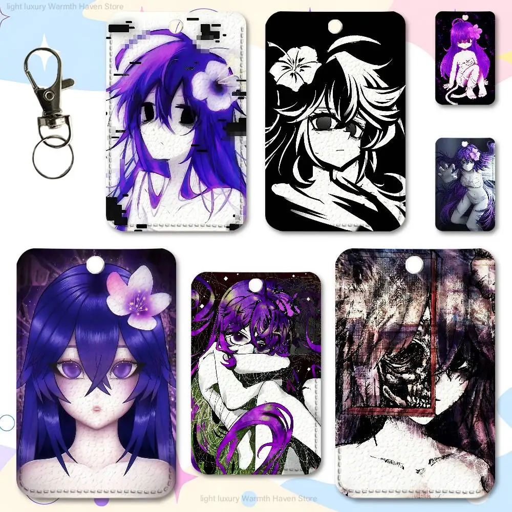 

Music S-Sewerslvts-S Cute Cartoon Card Keychain Anime Fashion Pendant Bag ID Door Card Case Bus Card