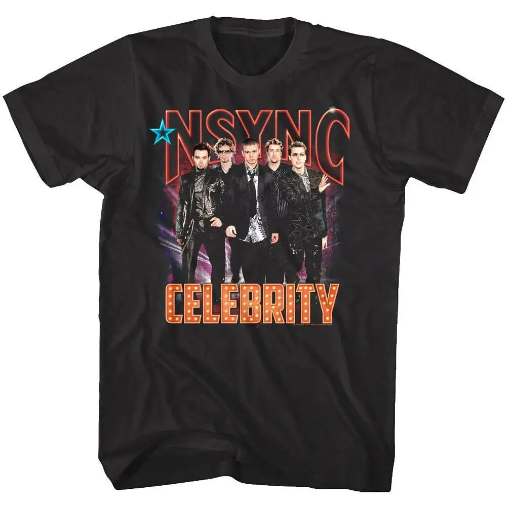 NSYNC T Shirt Celebrity Poster Men's