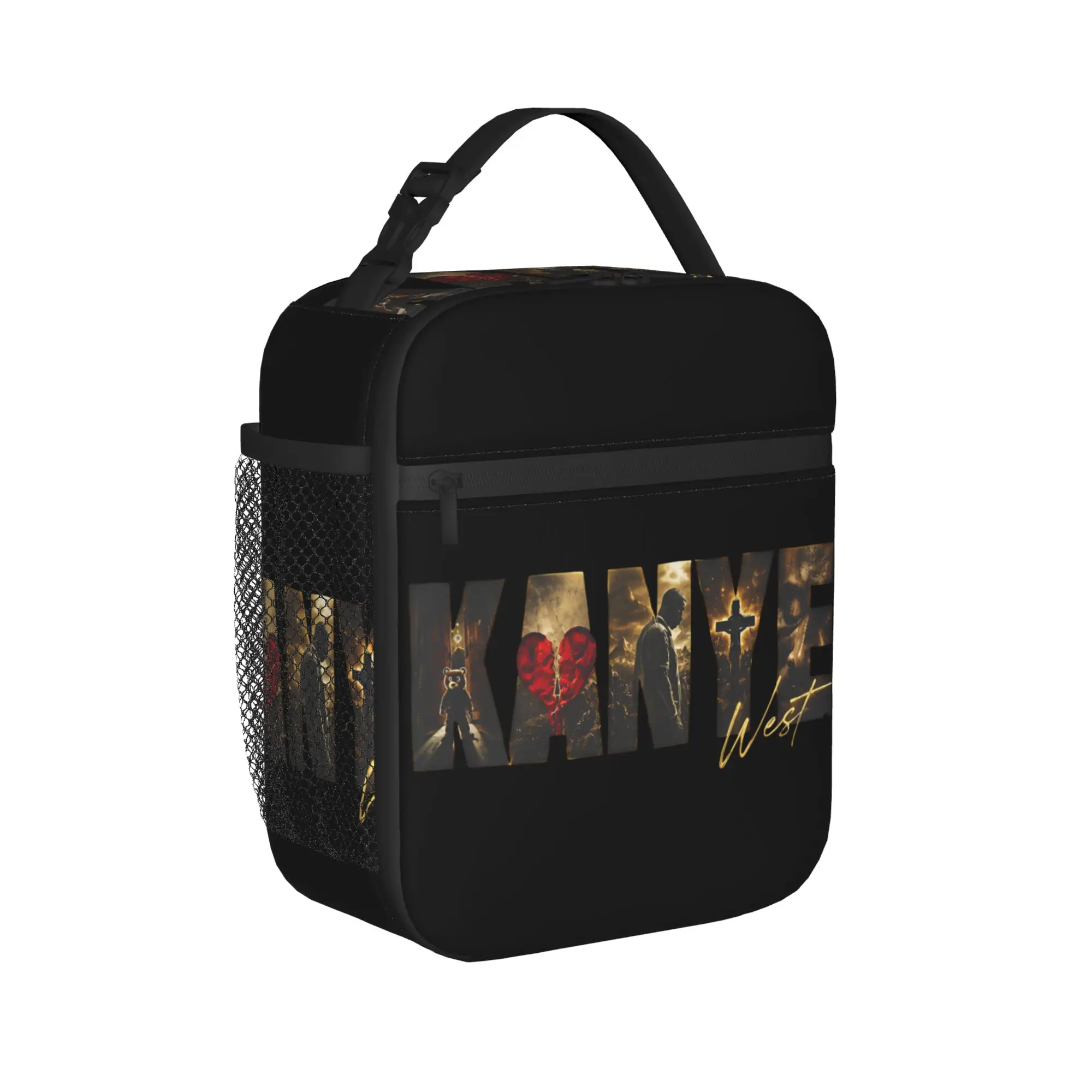 Insulated Lunch Bags Kanye West Live At Gelredome 2026 Accessories  Lunch Food Box Ins Style Thermal Cooler Bento Box For School