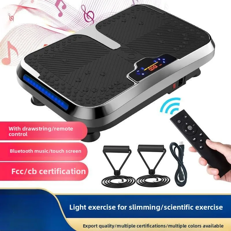 Intelligent Rhythmic Vibration Plate, Full Body Shaking Trainer, Lazy Home Workout Machine, Portable Household Fitness Equipment