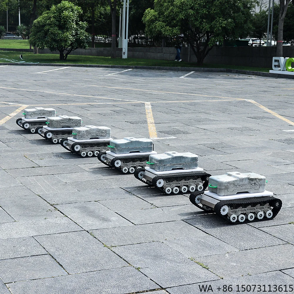10 20kg Payload All Terrain Crawler Tracked Robot Chassis Platform, Lightweight and Versatile Mobile Base