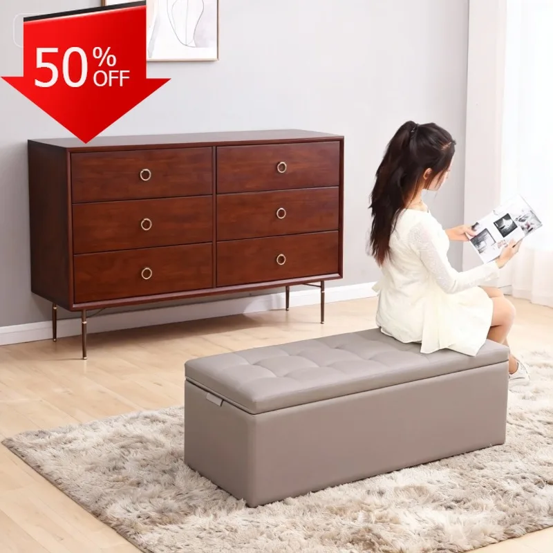 Pouf en cuir transformateur extérieur ordinaire Kadax magasin balcon petites étagères bancs de rangement extérieur clôtures de comptoir de jardin rigide