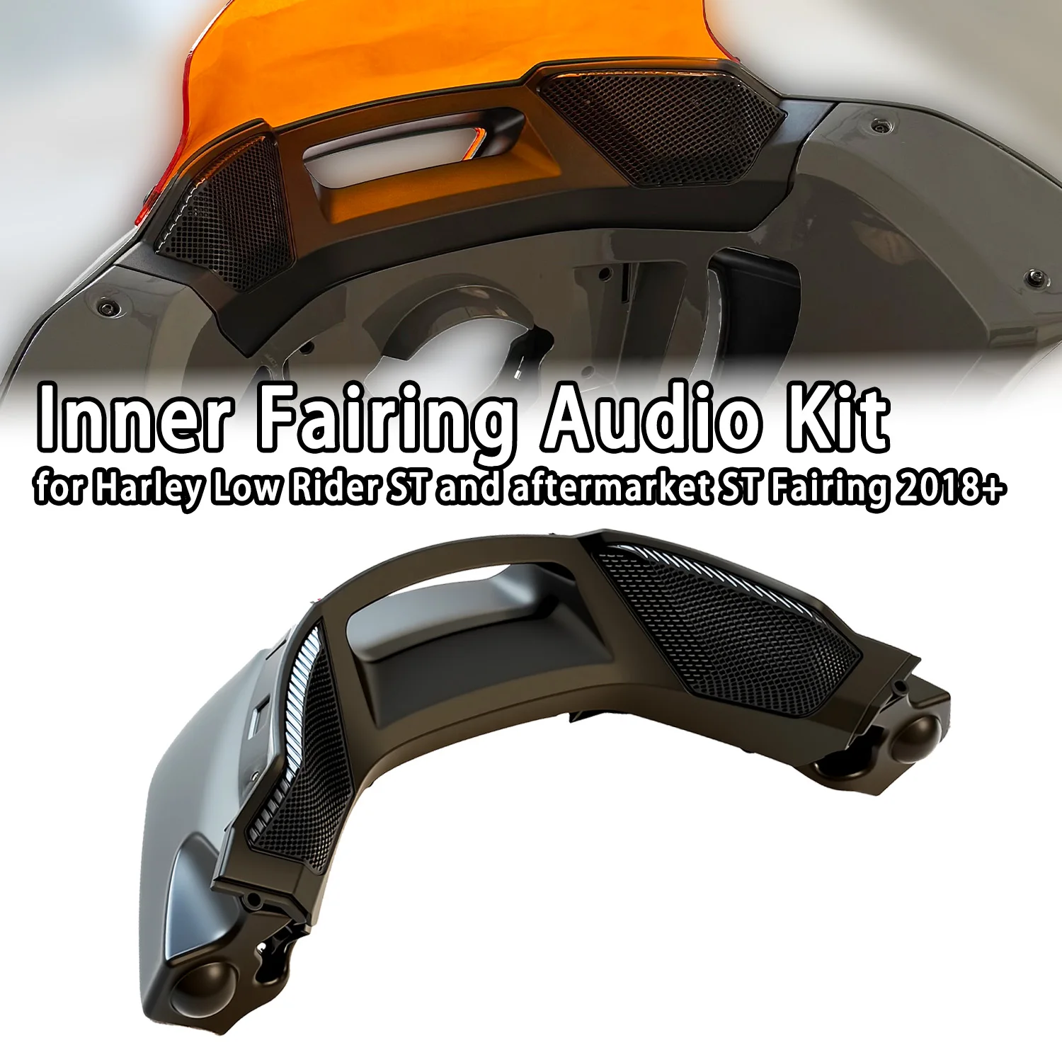 

Комплект внутренних аудиодинамиков для обтекателей Harley Low Rider ST и ST (неоригинальные), 2018 года выпуска и новее, черные, запчасти для мотоциклов