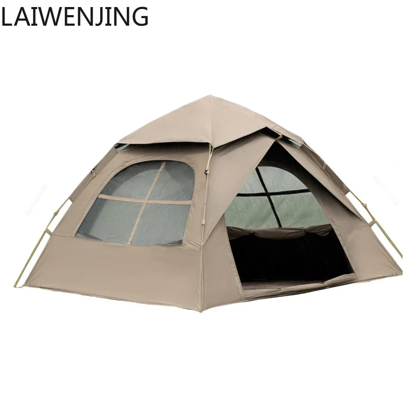 

HLZ tent outdoor folding portable automatic thickening rainproof field camping equipment full set