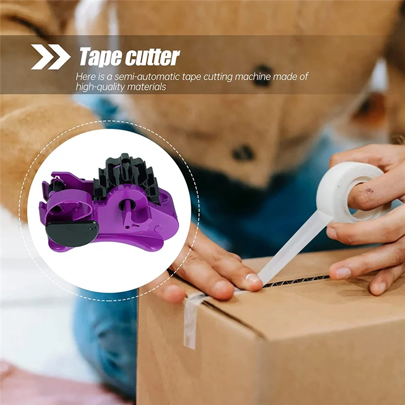 موزع شريط مكتبي شبه أوتوماتيكي من EDT، شريط قطع شبه أوتوماتيكي، يدوي إيقاف لأشرطة واشي الشفافة