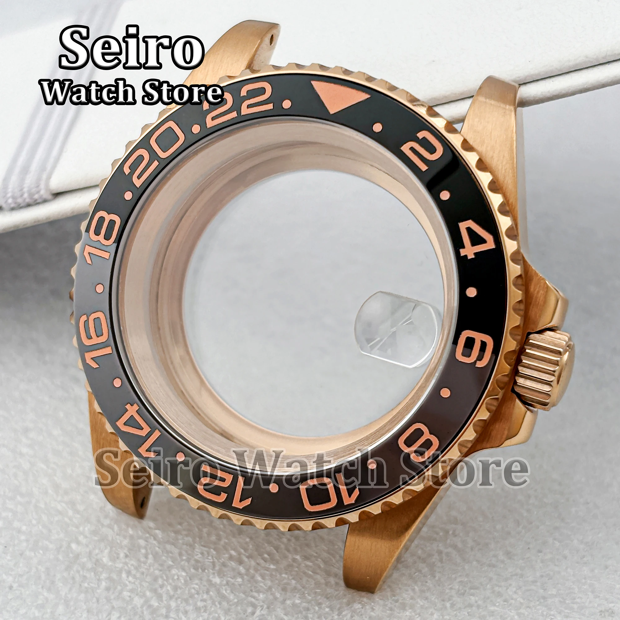 

NH35 Watch Case GMT Sapphire Glass Stainless Steel 10ATM Waterproof Watch Parts for Submariner NH34 NH36 Movement MOD