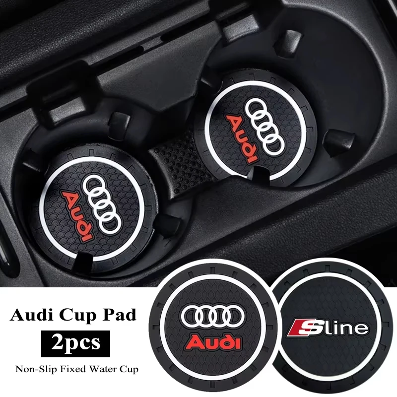 

2 шт. противоскользящая автомобильная подставка для бутылки с водой, коврик для Audi A3 A4 A5 A6 A7 A1 A2 Q3 Q4 Q5 Q7 S3 S4 S5 S6 RS3 RS4 RS5 TT