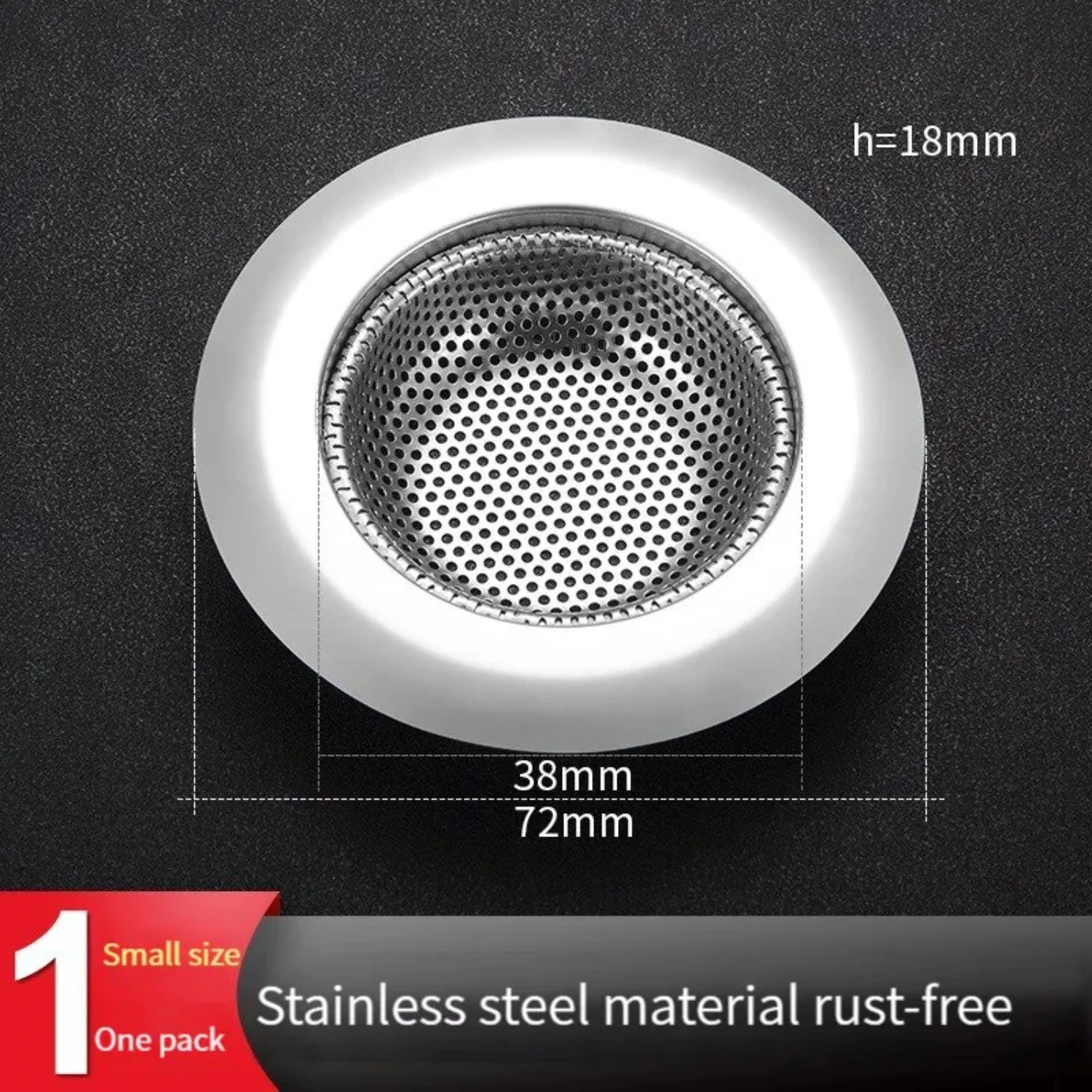 Stainless Steel Anti Clogging Kitchen Sink Drain Strainer, Durable Sink Floor Drain Strainer, Magic Anti Clogging Sink Drain Fil