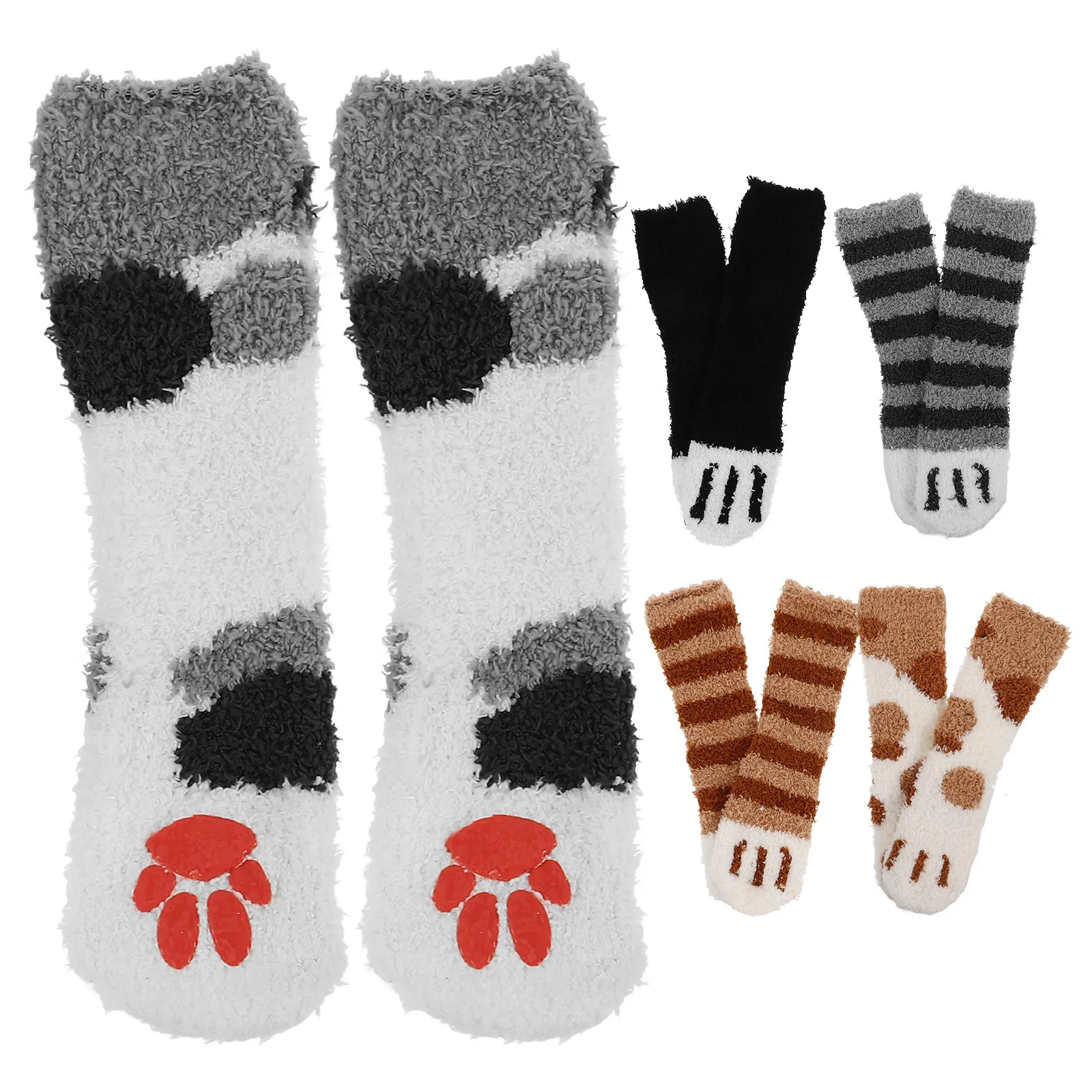 

5 пар детских длинных носков, чулки выше колена, зимние теплые, сильная эластичность, модные детские чулки, гольфы