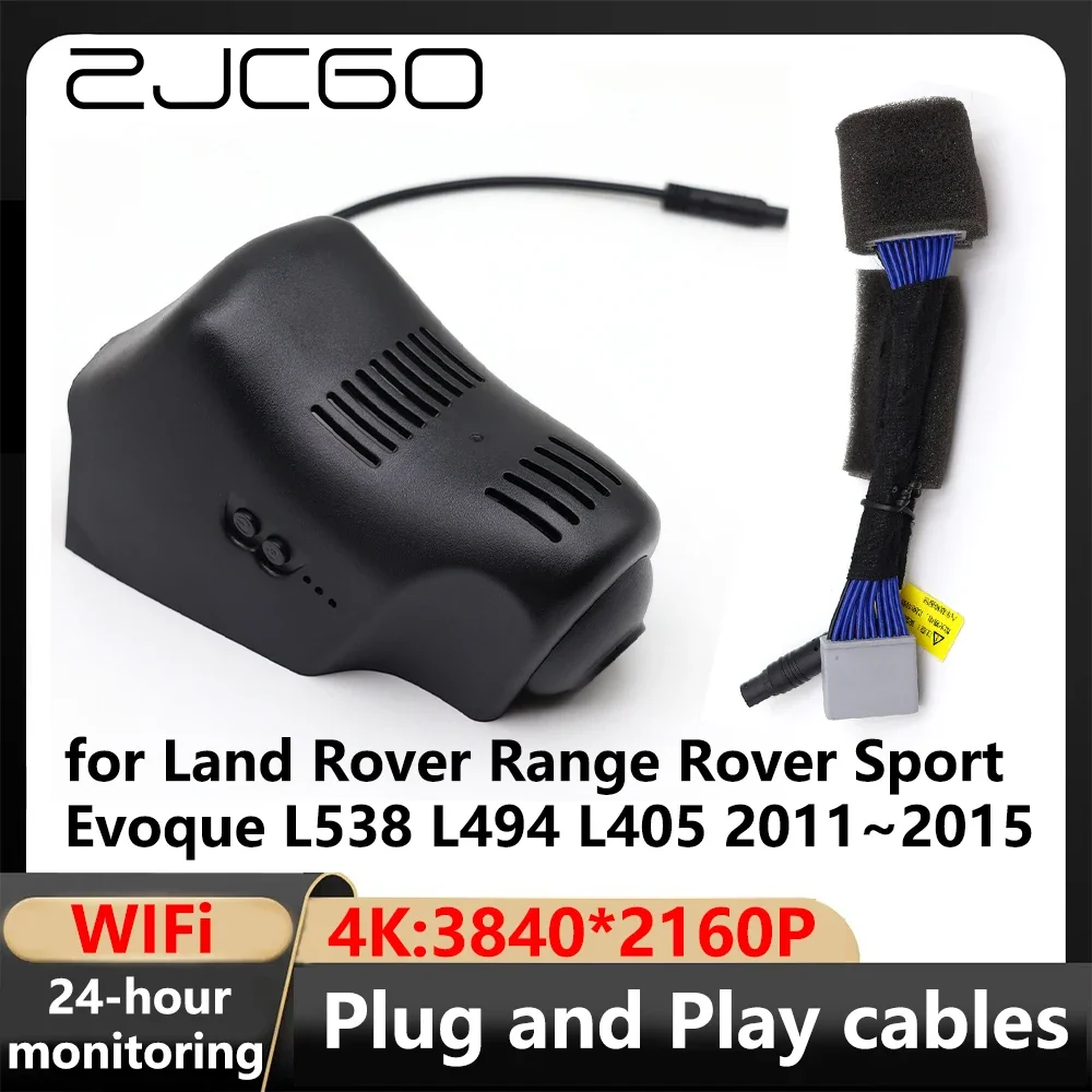 

ZJCGO 4K Wifi 3840*2160 Car Camera Dash Cam Video Recorder for Land Rover Range Rover Sport Evoque L538 L494 L405 2011~2015