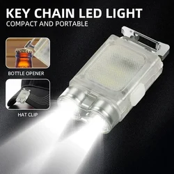 KeychainLed Light MagneticFlashlight Multi-FunctionCharging Mini Portable Light Maintenance Portable Ultra-Bright Work Light