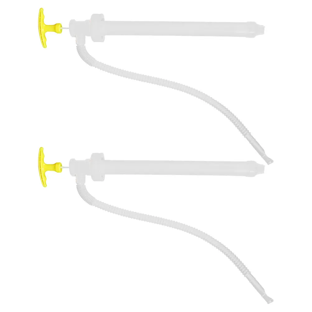 

2pcs Oil Fuel Portable Liquid Drain Fuel Gas Portable Water Transfer Water Manual Manual Pump Gas Transfer