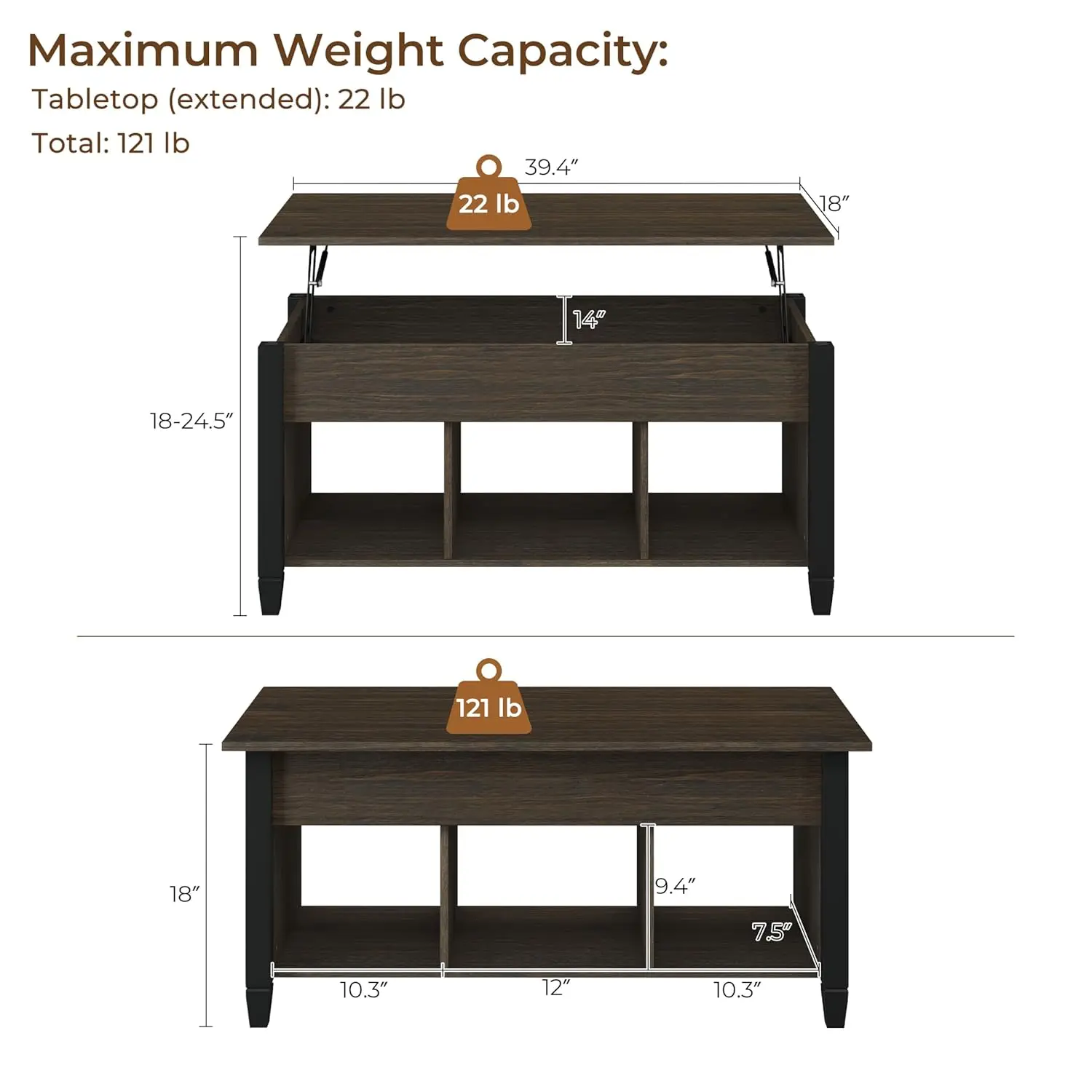 Thumbnail 3 - #3 Compare Lift Top Coffee Tables Before You Buy
