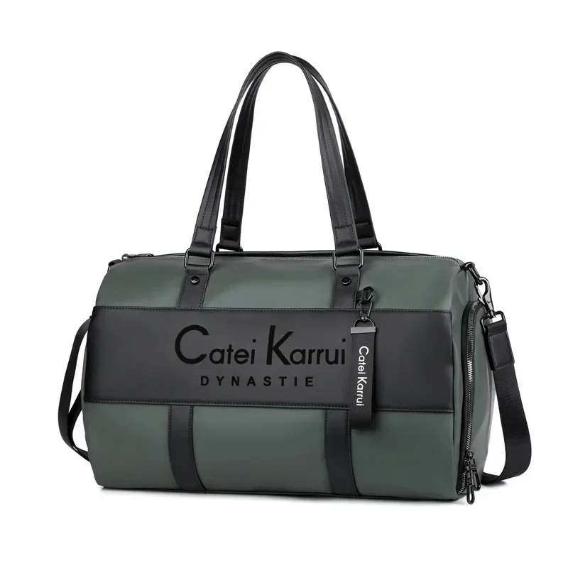 Bolso de viaje informal Oxford para hombre, bolso de viaje de gran capacidad, bolsos cruzados con estampado de letras para hombre, bolsos de hombro