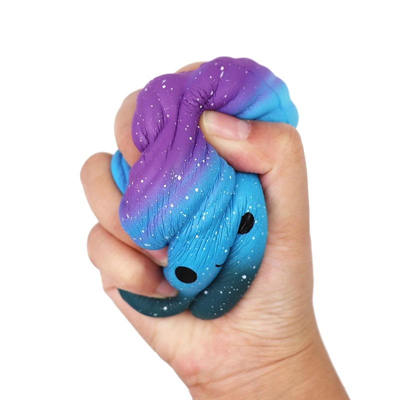 Lindo juguete para apretar de rebote lento con forma de dientes, regalo de clínica de dentista para niños y adultos, Spinner de mano para aliviar el estrés