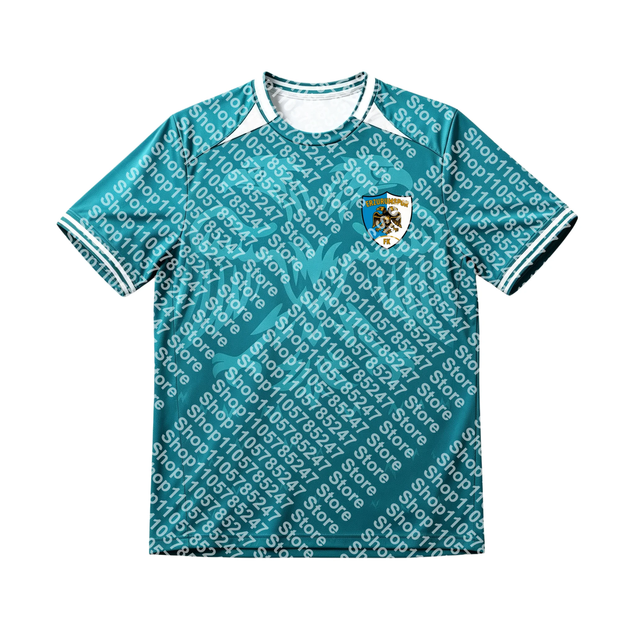 2026/27 Turkish Club Erzurumspor jersey T-shirt Men's and Women's fan gifts Breathable and comfortable Y2K Tribe Loose shirt