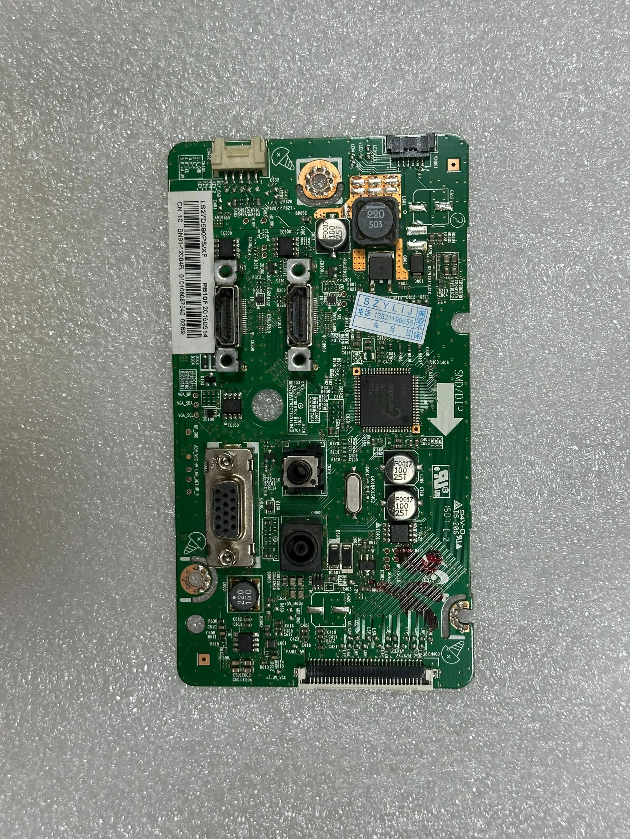 

Оригинальная плата драйвера S24D590PL, материнская плата S27D590P BN41-02134B