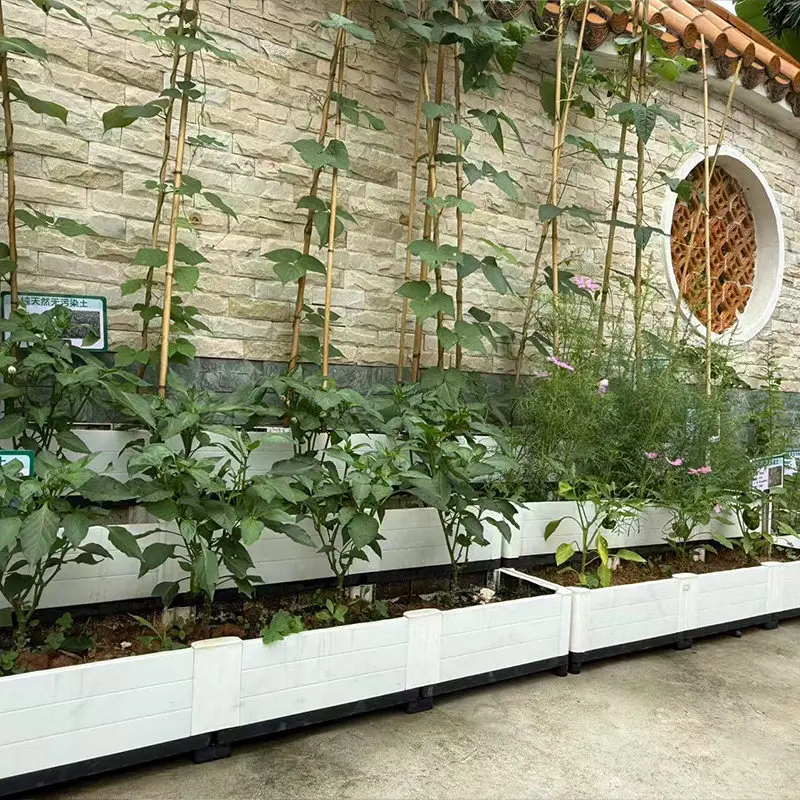 Ladder vegetable planting special box, roof vegetable planting pot, planting box, terraced three-dimensional multi-layer balcony