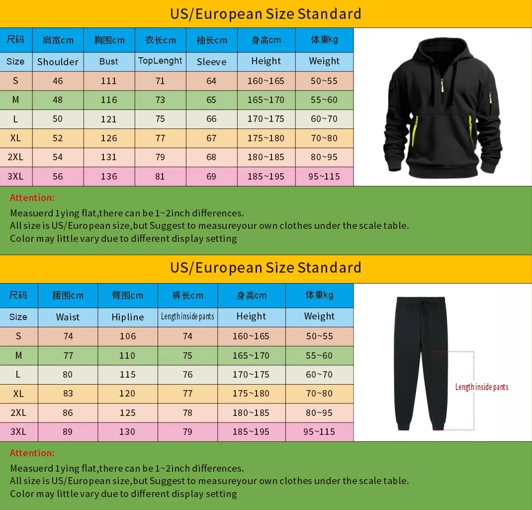 Men's hot selling high-end multi pocket zipper hooded jogging casual hooded sports set 2025 autumn and winter new item