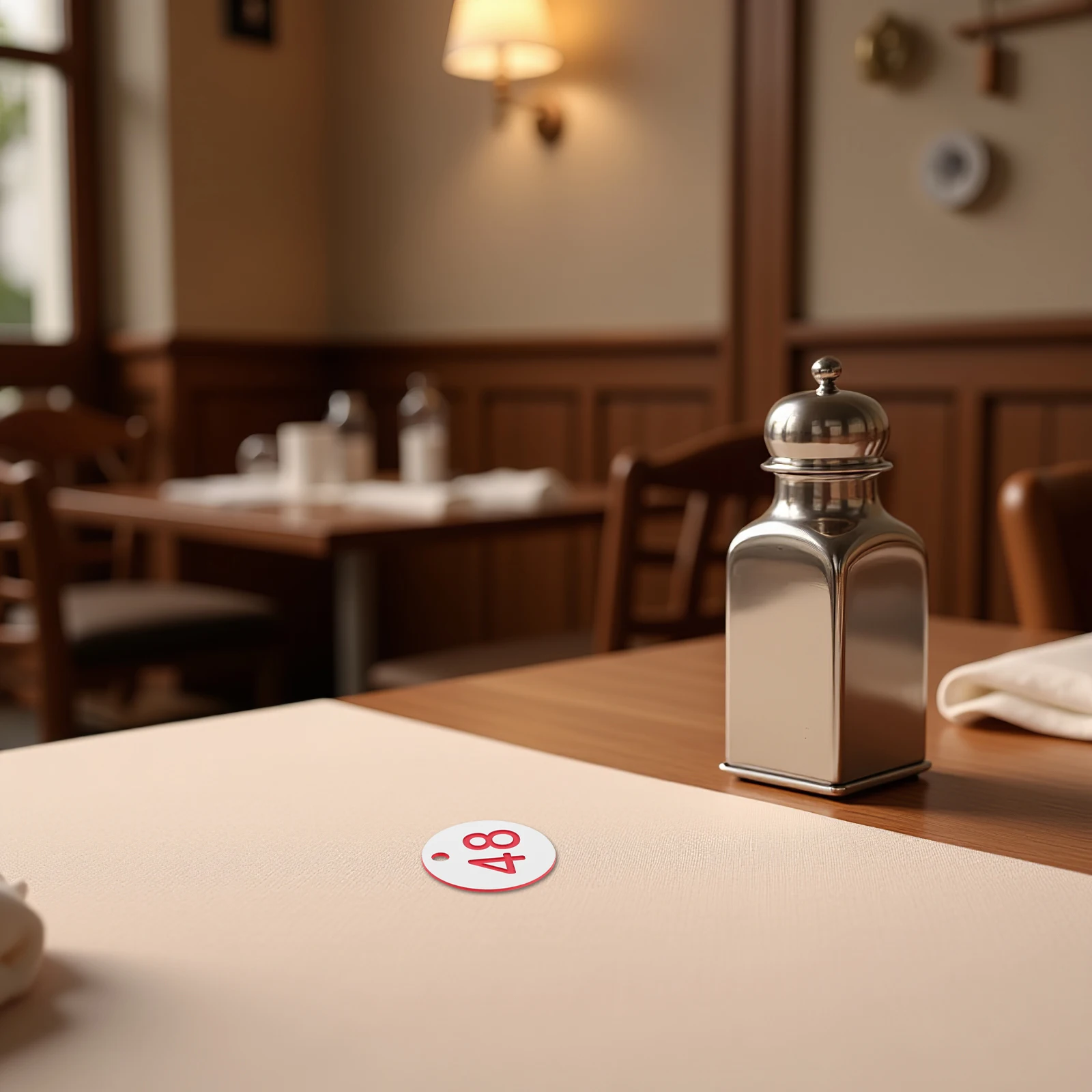 

Number Plate Tags 1-50 Round Plastic Number Labels with Hanger Holes for Restaurant Cafe Table Identification Numbered Key Tags