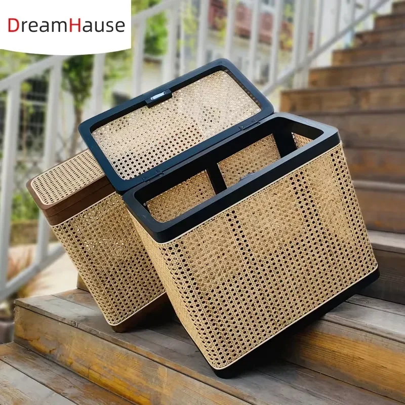 Nordic Solid Wood Storage Box for Living Room Bedroom Home Organization Furniture Minimalist Design Decorative Container
