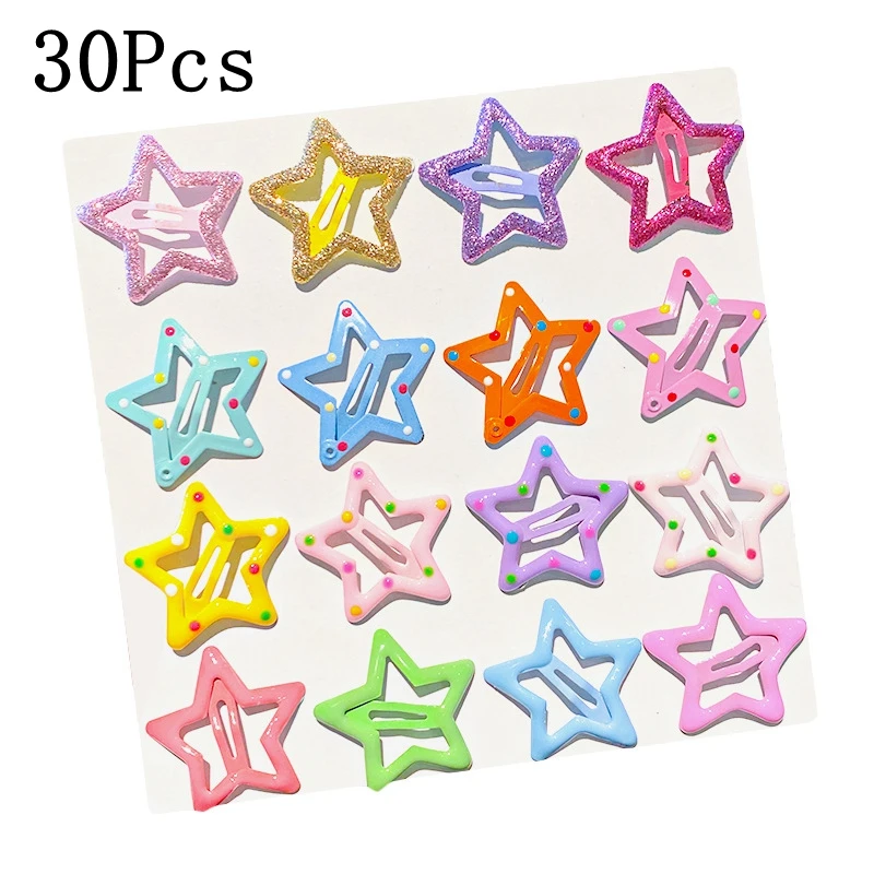 Nette Baby Haar Clips Für Mädchen Kinder Tropft Haarspangen Haarnadeln Metall Candy Farbe Koreanische Kawaii Haar Zubehör Kinder – Detail 1