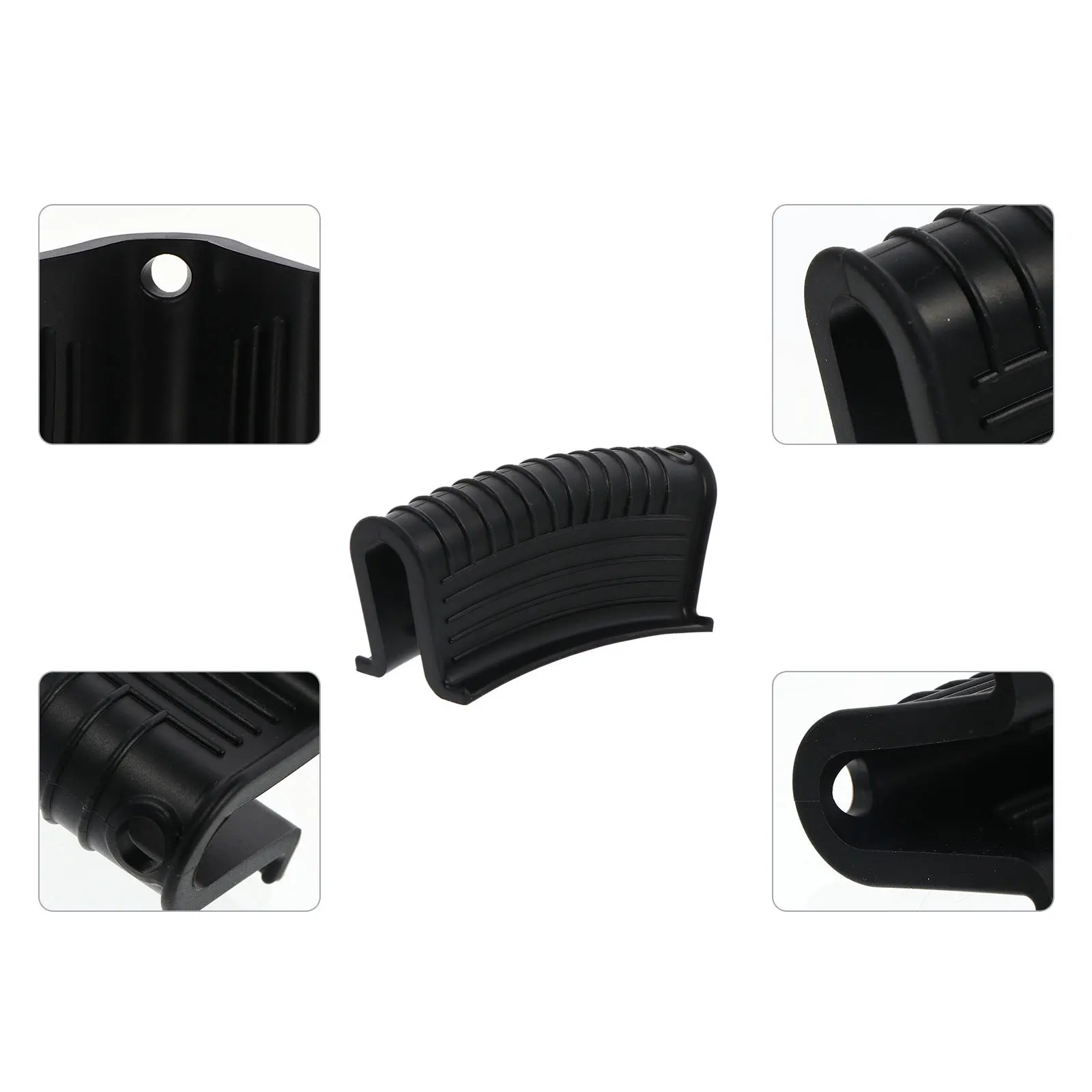 4 pçs antiderrapante pote alça titular capa de silicone para panelas quentes isolamento térmico acessório de cozinha pote alça titular