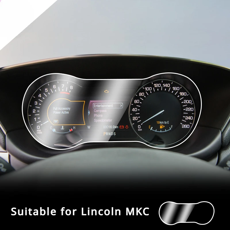 

For Lincoln MKC 2013 2014 2015-2019 LCD Dashboard Screen TPU Protective Film Anti-scratch Speedomete interior Car Accessories