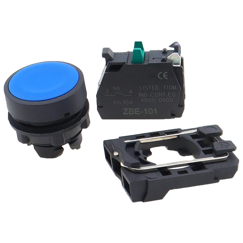 Xb5 -aa31 Xb5aa42c Flat Since Reset Point Action Button Switch 22 Green Red 1 Open 1 Close