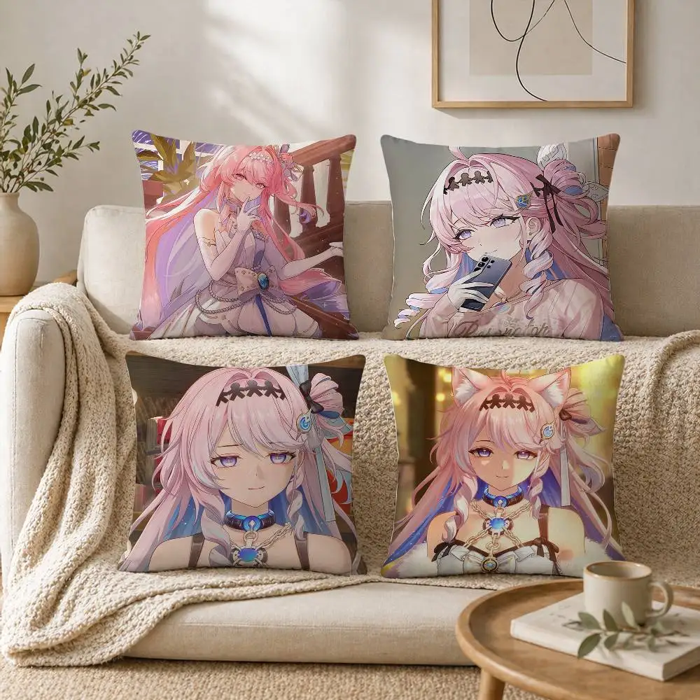 

Denia Hiyuki WuWa Wuthering Waves Pillow Case for Sofa Living Room Home office Decor Protective Cover