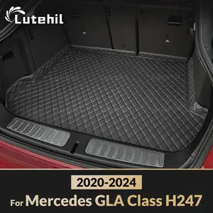 メルセデス用車用トランクマット-ベンツ、リアロードライナー、ブートカバー、w212、w213、b、c、eクラス、glb、cla、cls、gle、glc、gla、glk、eqa、eqe、eqc、eqs  - AliExpress