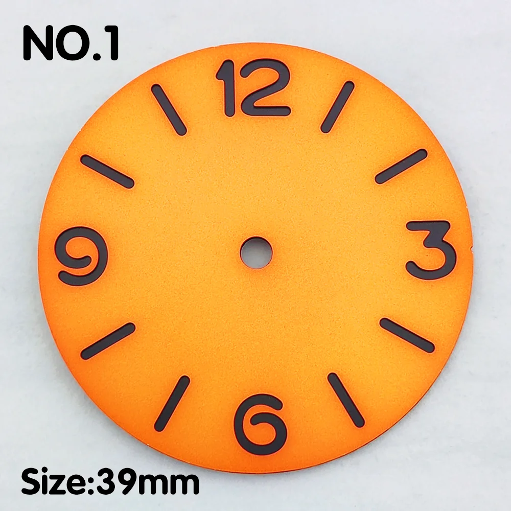 36/39mm dial fits ST2555 ST2557 movement dial ETA6497 ETA6498 movement dial luminescent watch dial customized dials